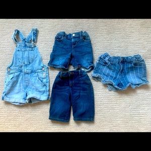 Girls Size 5 Shorts Lot